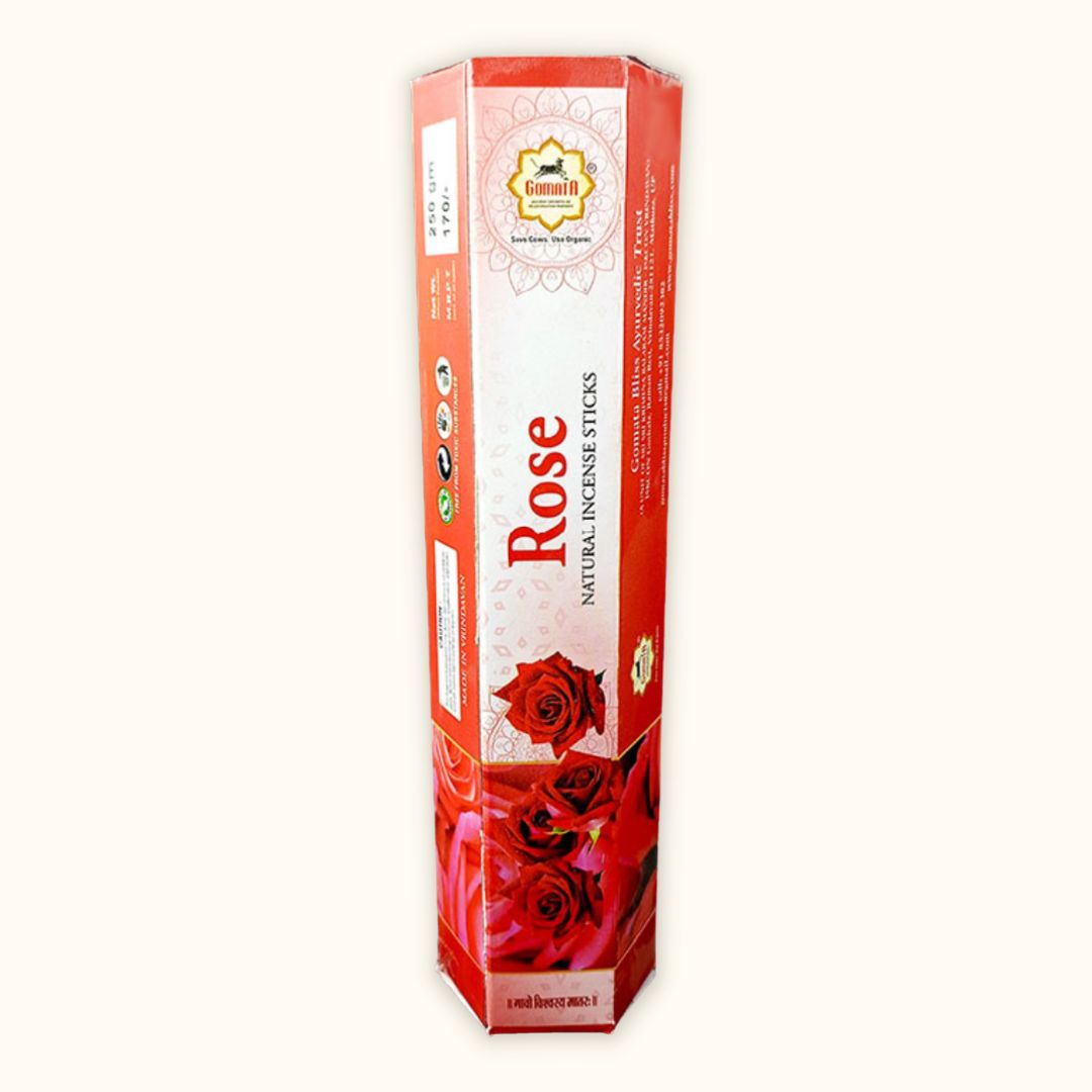 Rose Natural Incense Stick by Gomata Bliss